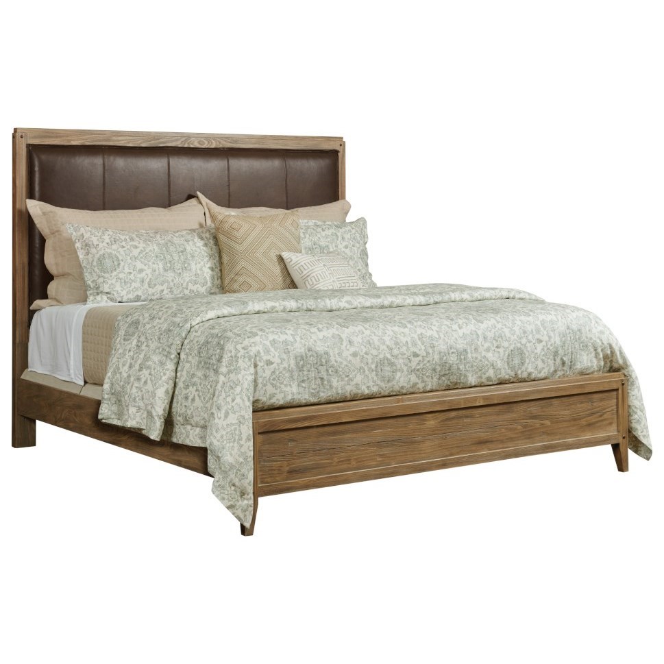 King bed wood sales and upholstered